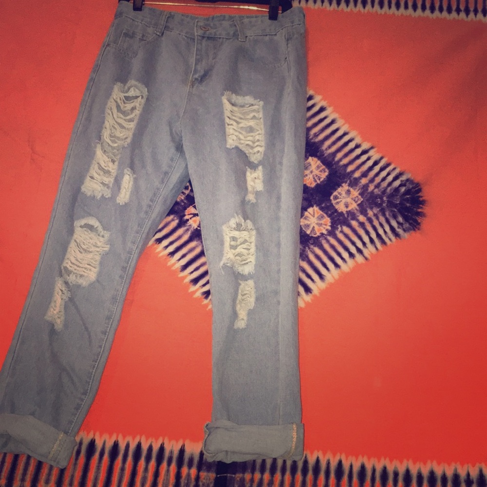 Really ripped jeans